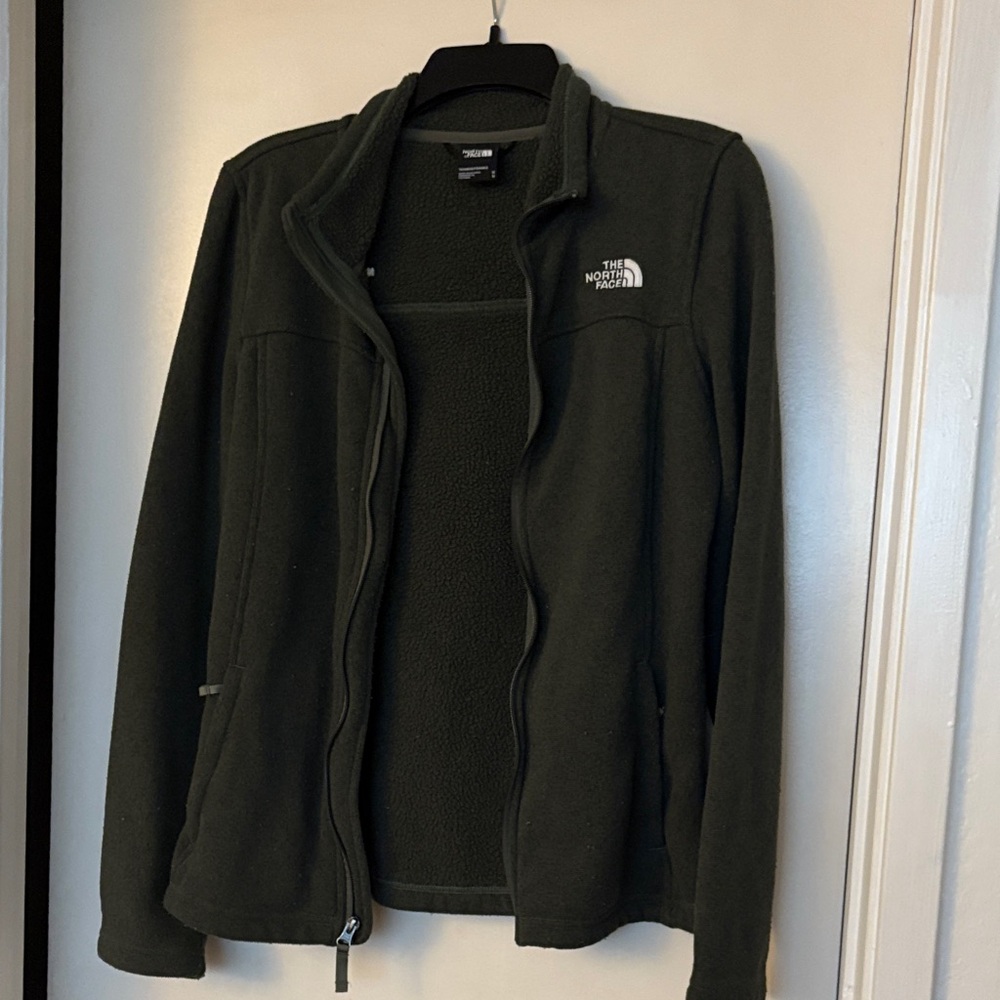 The North Face Dark Green Fleece Jacket